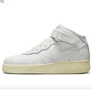 Nike Air Force 1 Mid “Patchwork” Canvas Sneakers, 7.5